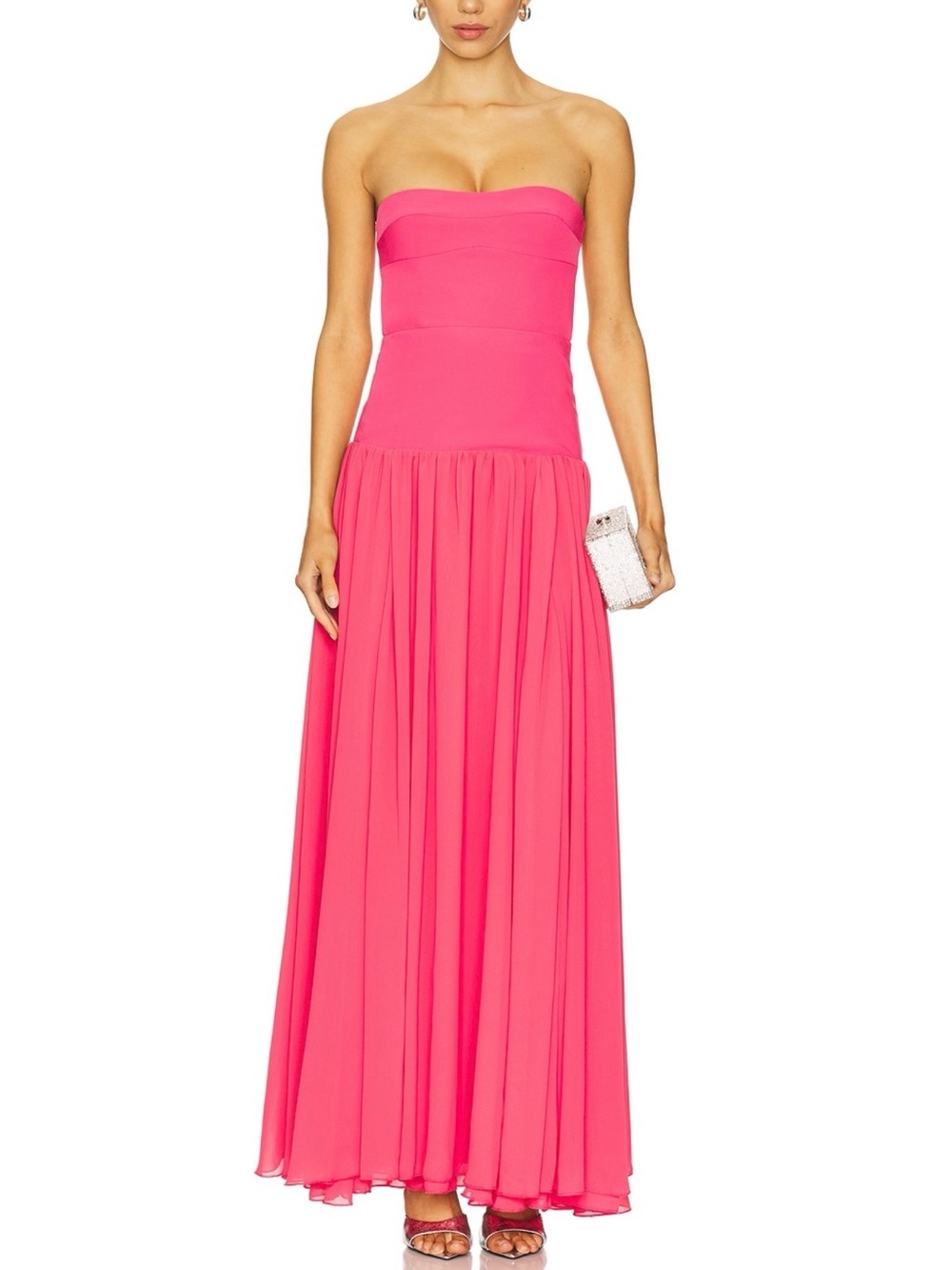 Lovers + Friends Margot Gown in Pink